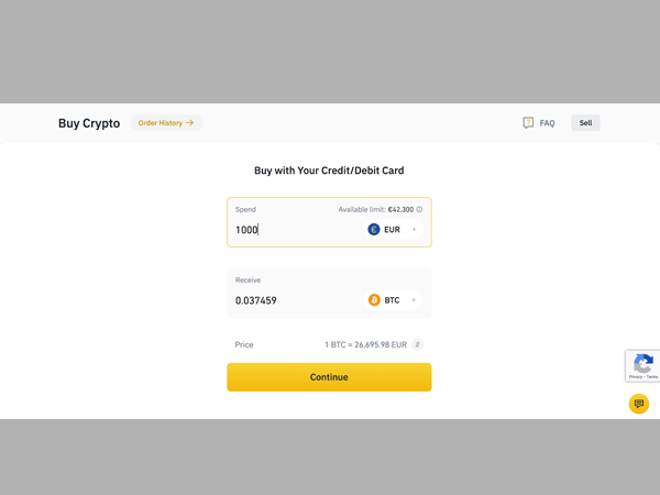 Binance Payment issue