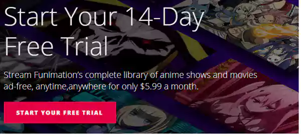 Funimation Free Trial Image