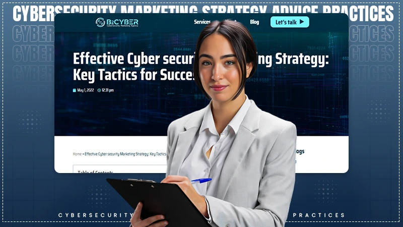 cybersecurity marketing strategy advice practices